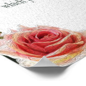 Psalm 1 Kunst - Gezegende Rechtvaardige met Bloemo Poster (Hoek)