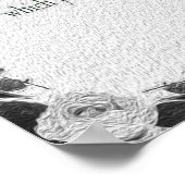 Psalm 1 Kunst - Gezegende Rechtvaardige met Bloemo Poster (Hoek)