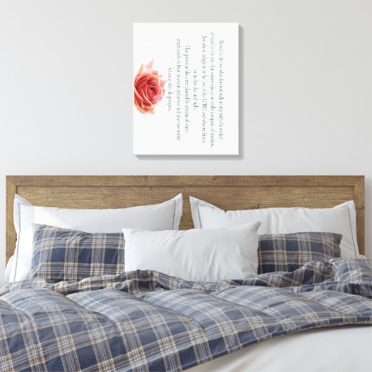 Psalm 1, Law day and Night, Streams of Waters, Canvas Afdruk (Insitu (Slaapkamer))