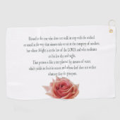 Psalm 1, Law day and Night, Streams of Waters, Golfhanddoek (Horizontaal)