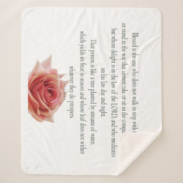 Psalm 1, Law day and Night, Streams of Waters, Sherpa Deken