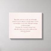 Psalm 1 loopt niet stapsgewijs met het geschopt canvas afdruk (Voorkant)