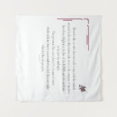 PSALM 1 loopt niet stapsgewijs met het geschopt Wandkleed (Voorkant (horizontaal))