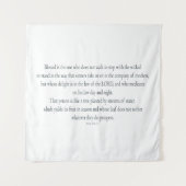 Psalm 1 loopt niet stapsgewijs met het geschopt wandkleed (Voorkant)