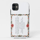 Psalm 1 met ventilatorgrenzen Case-Mate iPhone case (Achterkant)