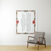 Psalm 1 met ventilatorgrenzen wandkleed (In Situ (horizontaal))