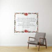 Psalm 1 met ventilatorgrenzen wandkleed (In situ)