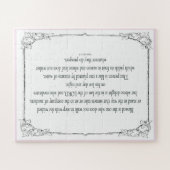 Psalm 1, niet stapsgewijs met de schoppen meegaat; legpuzzel (Horizontaal)