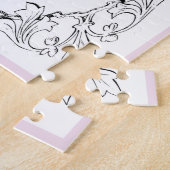 Psalm 1, niet stapsgewijs met de schoppen meegaat; legpuzzel (Zijkant)