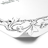 Psalm 1, niet stapsgewijs met de schoppen meegaat; poster (Hoek)