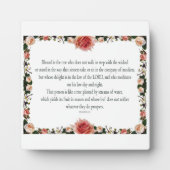 Psalm 1, ontwerp van de ventilatorgrens, rendement fotoplaat (Voorkant)