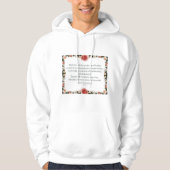 Psalm 1, ontwerp van de ventilatorgrens, rendement hoodie (Voorkant)