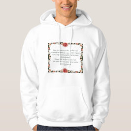 Psalm 1, ontwerp van de ventilatorgrens, rendement hoodie