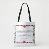 Psalm 1, ontwerp van de ventilatorgrens, rendement tote bag (Voorkant)