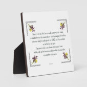 Psalm 1, roze gele ventilatorontwerp, zonder dop, fotoplaat (Voorkant)