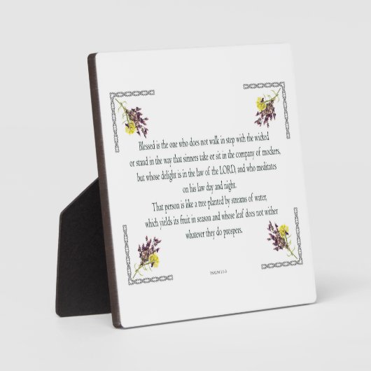 Psalm 1, roze gele ventilatorontwerp, zonder dop, fotoplaat (Voorkant)