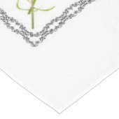 Psalm 1, roze gele ventilatorontwerp, zonder dop, tafelkleed (Gekanteld)