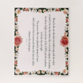 Psalm 1 Schriftuur Kunst Pad van de Rechtvaardigen Legpuzzel