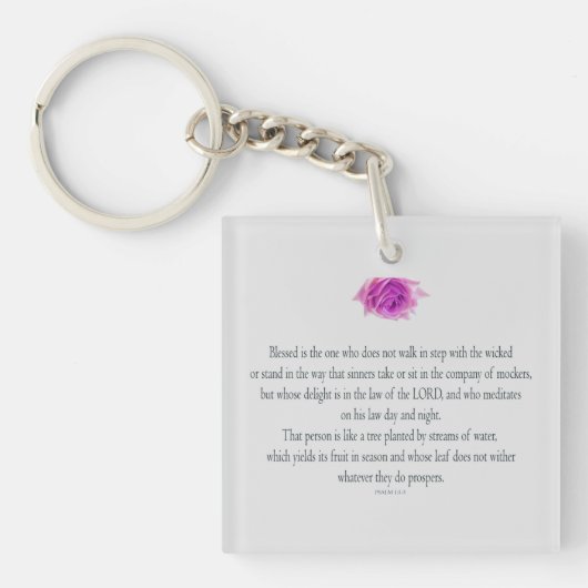 Psalm 1, ventilator, sleutelhanger (voorkant)