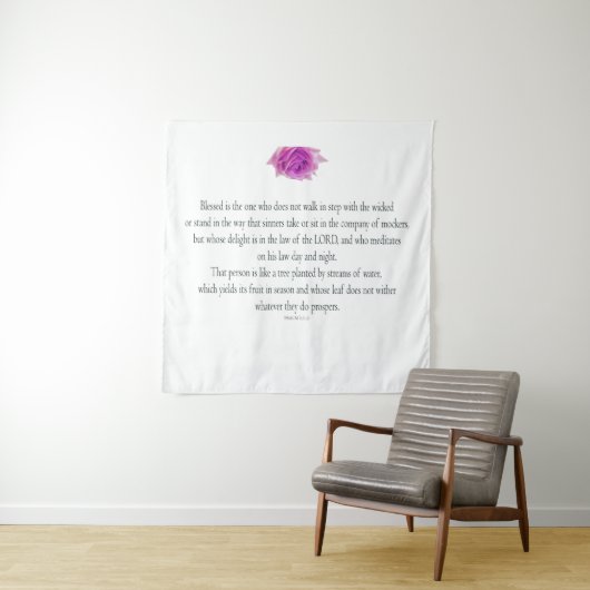 Psalm 1, ventilator, wandkleed (In situ)