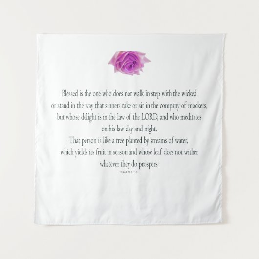 Psalm 1, ventilator, wandkleed (Voorkant)