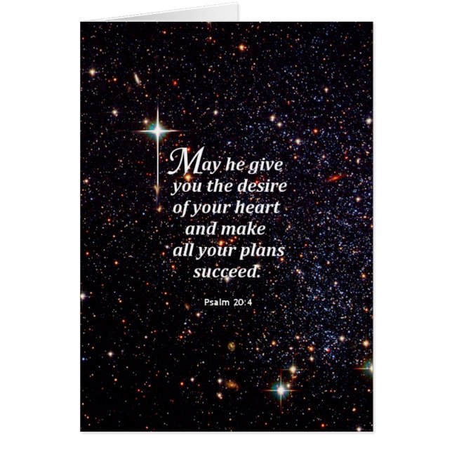 Psalm 20:4 (Voorkant)