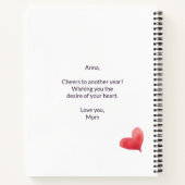 Psalm 20:4 | Verjaardagsdessert | Meerkleurig Notitieboek (Achterkant)