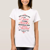Psalm 20:4 Vrouwen wit T-shirt (Voorkant)