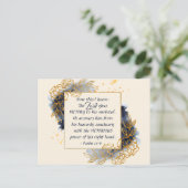 Psalm 20:6 De Heer geeft VICTORY aan Zijn Geanoïde Briefkaart (Staand voorkant)