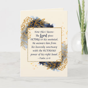 Psalm 20:6 De Heer geeft VICTORY aan Zijn Geanoïde Kaart