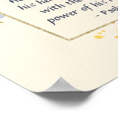 Psalm 20:6 De Heer geeft VICTORY aan Zijn Geanoïde Poster (Hoek)