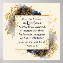 Psalm 20:6 De Heer geeft VICTORY aan Zijn Geanoïde
