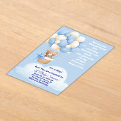 Psalm 21:6 Boy Baby Shower Invitation Acryl Uitnodigingen (Laagn)