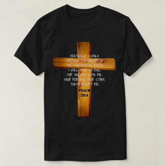 Psalm 234 Jesus Christus Revival Scripture T-shirt (Design voorkant)
