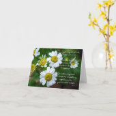 Psalm 23:1-3 Bloemen Aanmoediging Kaart (Gele Bloem)