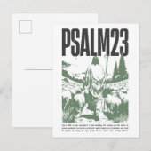 Psalm 23:1-3 “De Heere is mijn Herder” Briefkaart (Voorkant / Achterkant)