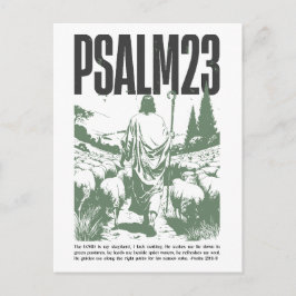 Psalm 23:1-3 “De Heere is mijn Herder” Briefkaart
