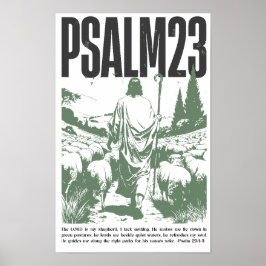 Psalm 23:1-3 “De Heere Is Mijn Herder” Poster