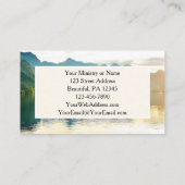 Psalm 23 1-3 De LORD is mijn Shepherd Visitekaartje (Achterkant)