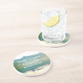 Psalm 23 1-3 De LORD is mijn Shepherd Zandsteen Onderzetter (Zijkant)