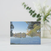 Psalm 23:1-3 het Briefkaart van de Manuscript (Staand voorkant)