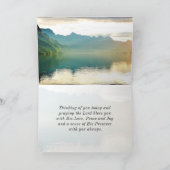 Psalm 23 1-3 Hij leidt me naast stilstaande watere Kaart (Binnen)