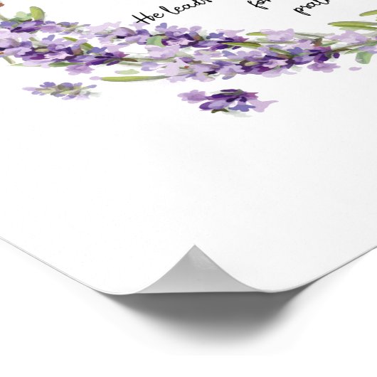 Psalm 23: 1-3 Poster (Hoek)