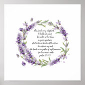 Psalm 23: 1-3 Poster (Voorkant)