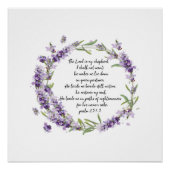 Psalm 23: 1-3 Poster (Voorkant)