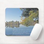 Psalm 23: 1-3 Scriptbeveiliging Mousepad Muismat (Met muis)