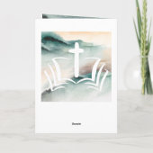 Psalm 23 1-4 Hij herstelt mijn zielenkruis Kaart (Achterkant)