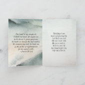 Psalm 23 1-4 Hij herstelt mijn zielenkruis Kaart (Binnen)