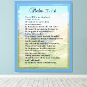 Psalm 23:1-6 Schrift afdrukken (Insitu (Houten vloer))