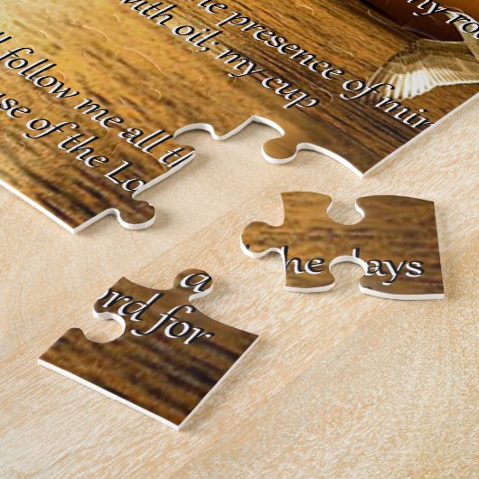 Psalm 23:1-6 The Lord is My Shepard Legpuzzel (Zijkant)